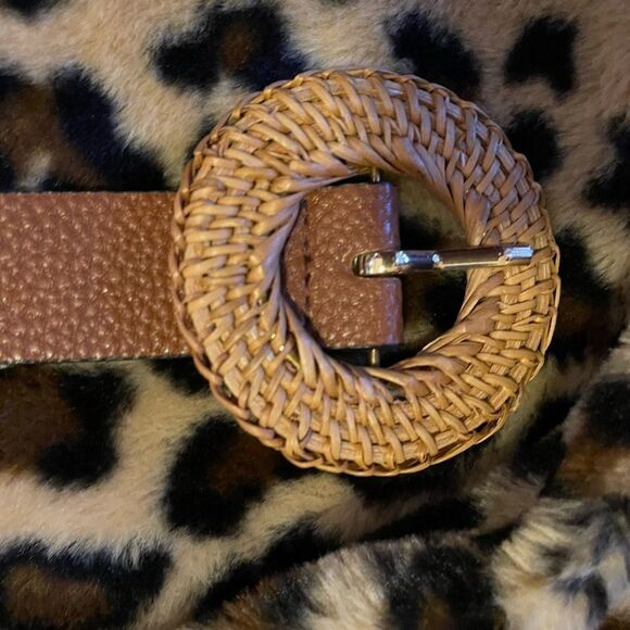 NWTSteve Madden Belt with Woven Buckle size L - Picture 2 of 6
